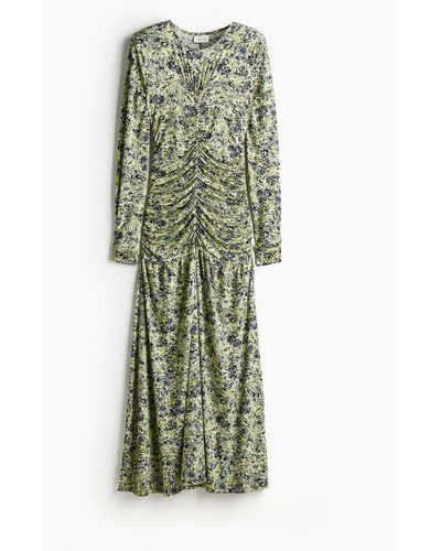 H&M Minulygz Long Sleeve Dress - Grün