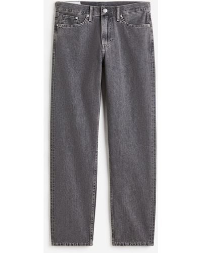 H&M Relaxed Jeans - Grau