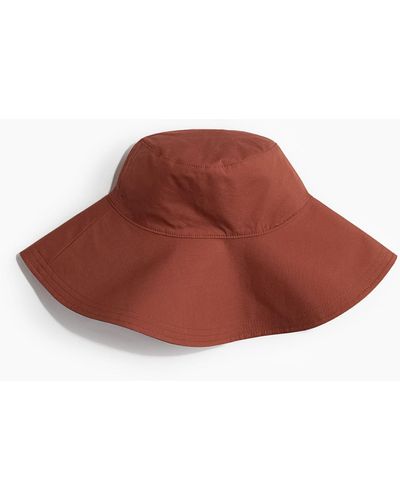 H&M Wide-brim sun hat - Rot