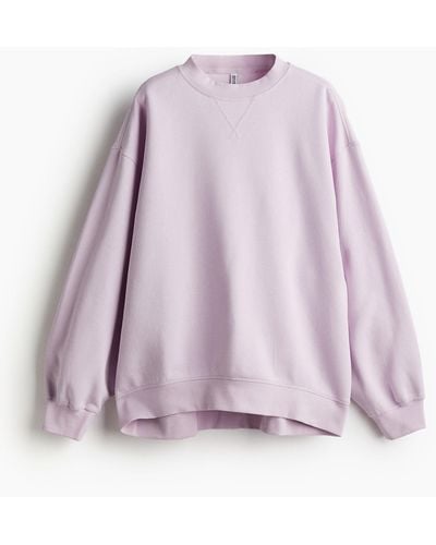 H&M Oversized Sweatshirt - Lila