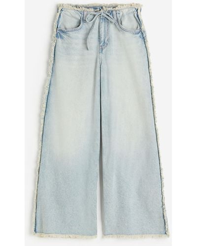 H&M Baggy Regular Jeans - Blau