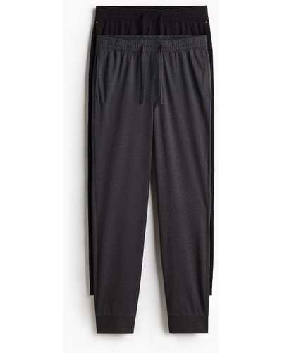 H&M Set Van 2 Pyjamabroeken - Zwart
