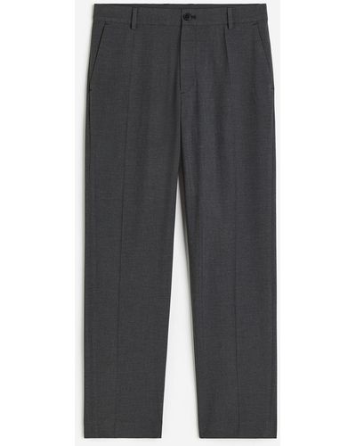 H&M Pantalon de costume Regular Fit en twill - Noir