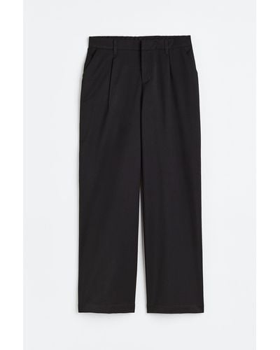 H&M Pantalon habillé - Noir