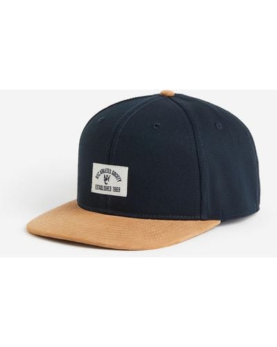 H&M Cap mit Applikation - Blau