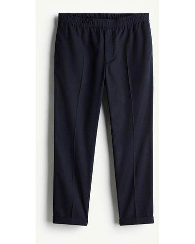 H&M Elegante Joggpants in Slim Fit - Blau