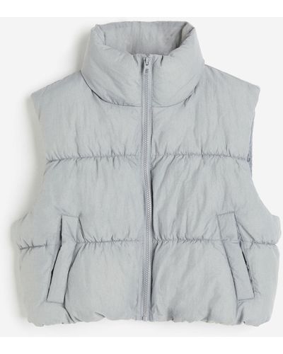 H&M Puffer-Gilet - Grau