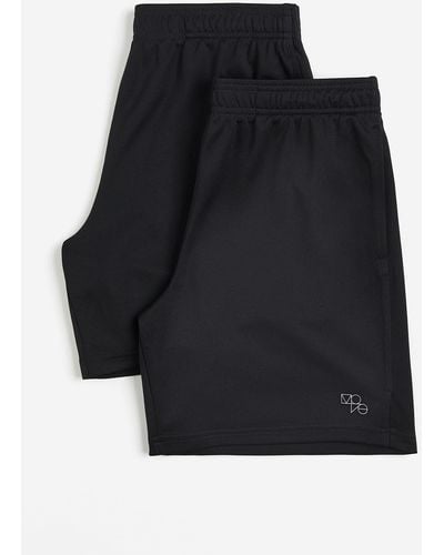 H&M Lot de 2 shorts de sport en mesh DryMove - Noir