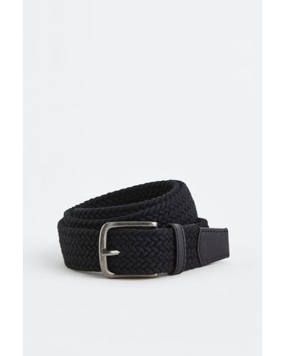 H&M Ceinture tressée - Noir