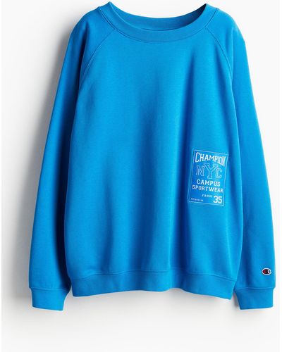 H&M Crewneck Sweatshirt - Blauw