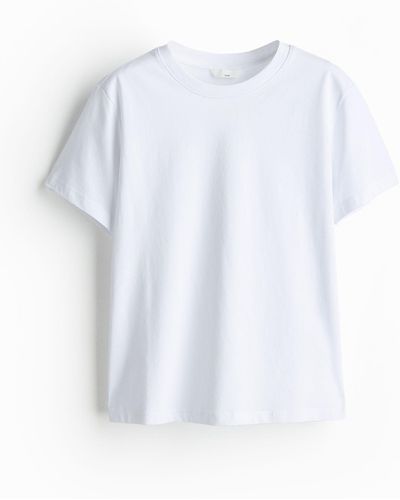H&M MAMA Still-T-Shirt aus Baumwolle - Weiß