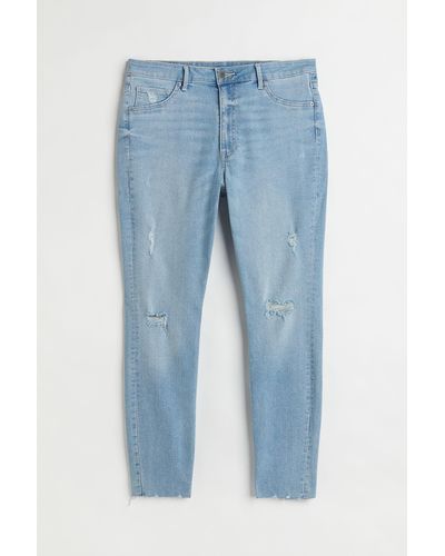 H&M H & M+ Ultra High Ankle Jegging - Blauw