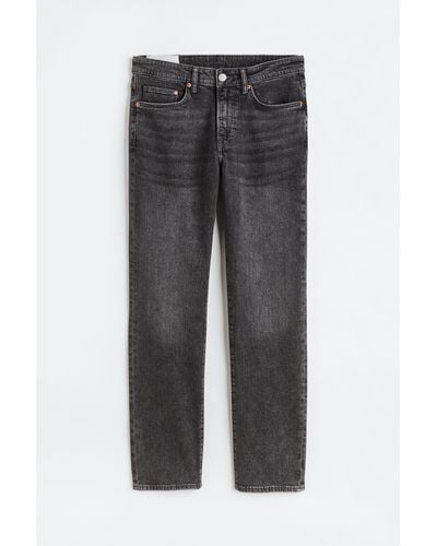 H&M Regular Jeans - Grau