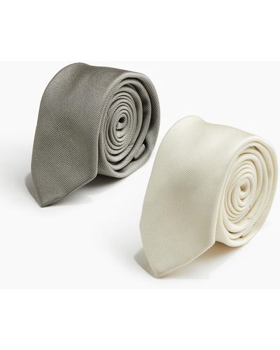 H&M Lot de 2 cravates - Vert