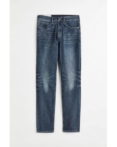 H&M Freefit Slim Jeans - Blau