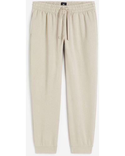 H&M Pantalon en molleton Regular Fit - Neutre