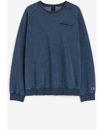 H&M Crewneck Sweatshirt - Blau