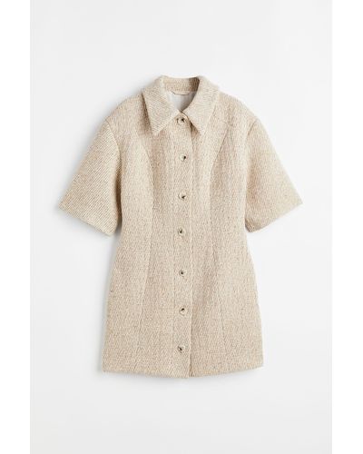 H&M Kleid aus Seidenmischung - Natur