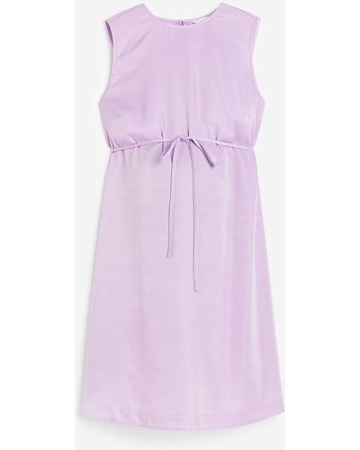 H&M MAMA Kleid mit Bindegürtel - Pink