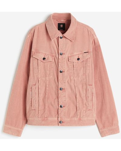 H&M Oversized Western Jacket - Roze