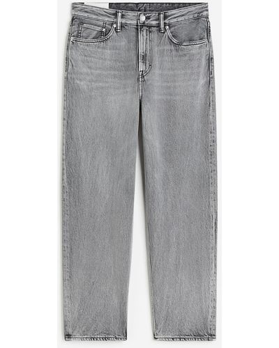 H&M Loose Jeans - Grau