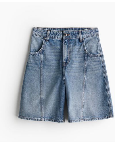 H&M High Denim shorts - Blau