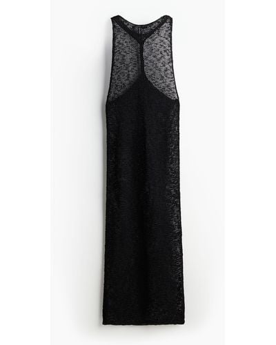 H&M Robe façon crochet avec détail torsadé - Noir