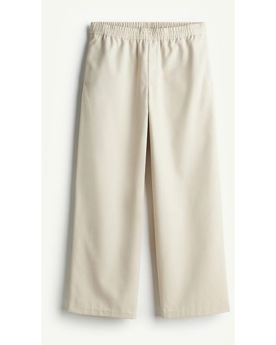 H&M Twill joggers - Wit