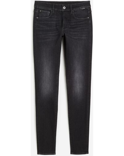 H&M 3301 Skinny Jeans - Schwarz