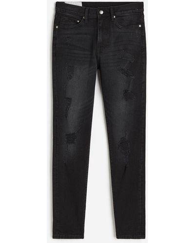 H&M Skinny Jeans - Schwarz