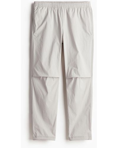 H&M Pantalon Regular Fit en nylon - Blanc
