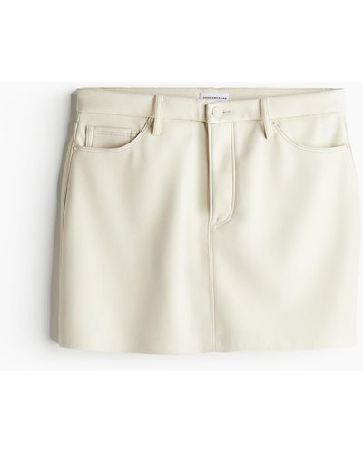 H&M Mini Skirt - Naturel