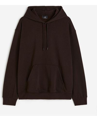 H&M Hoodie Loose Fit - Marron