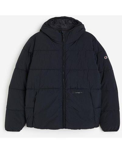H&M Hooded Jacket - Blauw
