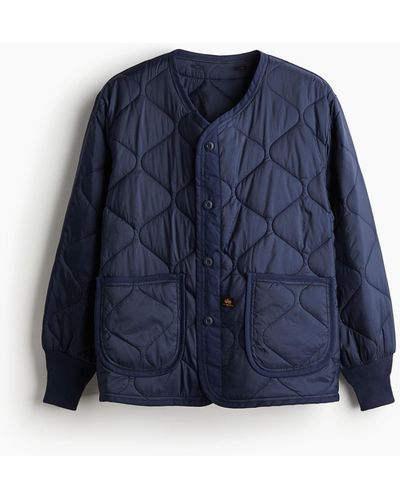 H&M Als Liner Field Jacket - Blau