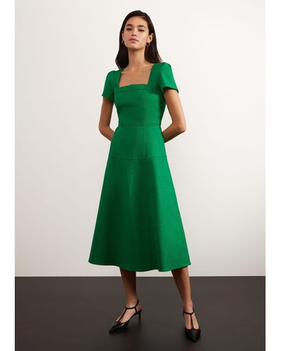 Hobbs Chatsworth Dress - Green