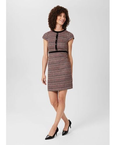 Hobbs Cassidy Tweed Shirt Dress - Multicolour