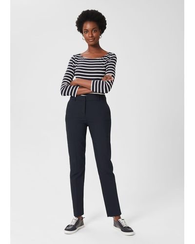 Hobbs Petite Quin Tapered Pants - Blue