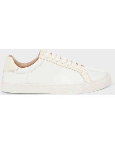 Hobbs Arwen Leather Trainers - White