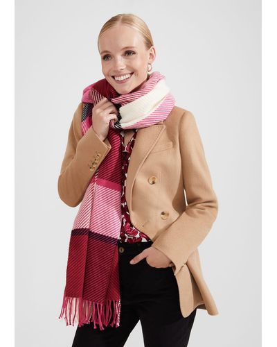Hobbs Clare Wool Blend Scarf - Multicolour