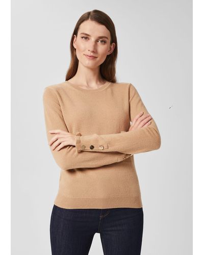 Hobbs Imogen Wool Cashmere Sweater - Natural