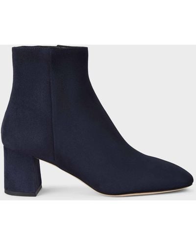 Hobbs Imogen Leather Ankle Boots - Blue