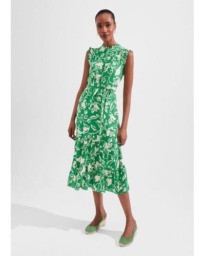 Hobbs Petite Elsa Dress - Green