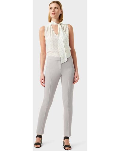 Hobbs Alexia Tapered Pants With Stretch - Multicolour