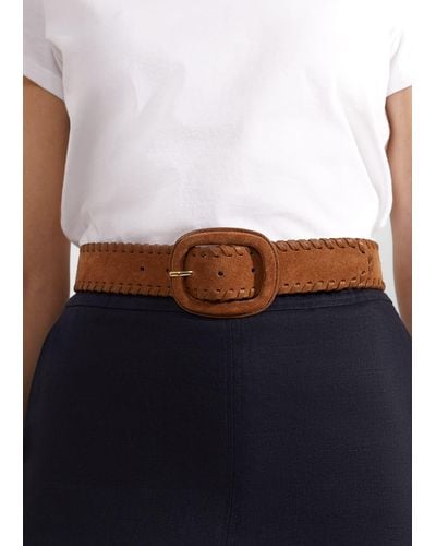 Hobbs Savannah Leather Belt - Blue