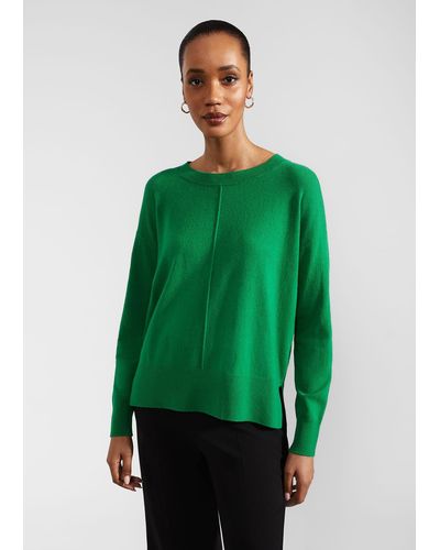 Hobbs Yasmin Sweater With Cashmere - Green