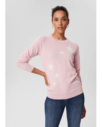Hobbs Samira Wool Cashmere Star Sweater - Multicolour