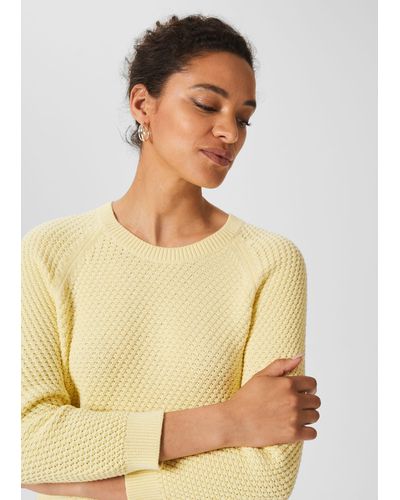 Hobbs Lucie Cotton Sweater - Yellow