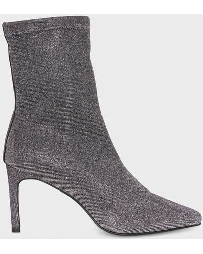 Hobbs Bayley Stretch Sparkle Boots - Grey