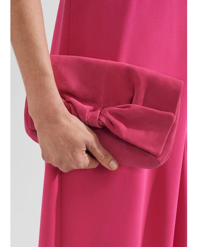 Hobbs Milly Bow Clutch - Pink